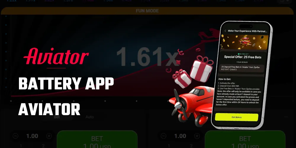 Battery App Aviator